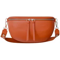 KMISSO Umhängetasche Damen Crossbody Schulter Tasche Veganes Leder Modern Stilvoll 30621 (1-tlg) orange