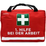 Dakita Erste Hilfe Tasche für Kollegen – Lustiges Geschenk für Mitarbeiter zum Abschied oder Geburtstag – 28×18×8 cm, rot,ohne Inhalt