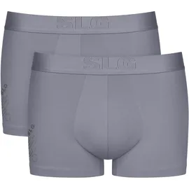 SLOGGI SLG Base Soft Boxershorts grau M 2er Pack