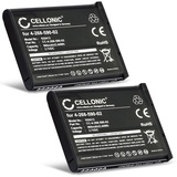 CELLONIC 2X Ersatzakku für Panasonic KX-TCA285 KX-TCA385 KX-UDT121 KX-UDT131 Sony Laser Mouse VGP-BMS77 Telefon Ersatz Akku 4-268-590-02, 660mAh wiederaufladbare Batterie Telefonakku