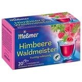 Meßmer Himbeere-Waldmeister 20 Teebeutel | Vegan | Glutenfrei | Laktosefrei