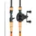 Vevor Angelrute und Angelrolle (Baitcasting) im Set, 2,13 m Rute aus Kohlefaser (IM7), Bassangelruten-Set mit 7+1 Kugellagern & Übersetzung 7,0:1 & Korkgriff, rechtshändiges Angelset