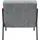 Innovation Living Loungesessel Vikko Polyester 69 x 69 x 69 cm Grau
