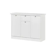 Möbel Kraft Kommode 120 x 90 x 40 cm Weiß