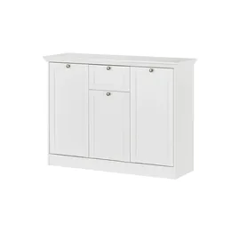 Möbel Kraft Kommode 120 x 90 x 40 cm Weiß