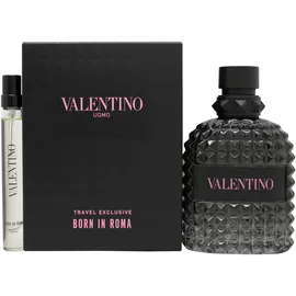 Valentino Uomo Born in Roma Eau de Toilette 100 ml + Eau de Toilette 10 ml Geschenkset 
