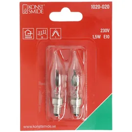 Konstsmide Flackerkerze 1,5W E10 2er Set