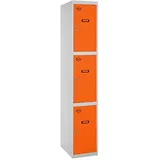 SimonRack Spind Schrank, Metallschrank, Schließfachschrank, Schloss, 1800x400x500 mm  - Simonlocker