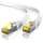 Primewire LAN-Kabel CAT.7, RJ-45 (Ethernet), CAT 7 Flachband U/FTP Gigabit Netzwerkkabel 10 Gbit/s Patchkabel - 7,5m