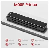 Phomemo M08F Mobiler A4 Bluetooth Drucker Thermodrucker Schwarz Portable