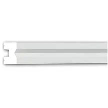 PROFHOME DECOR Zierleiste 200 cm x 2,6 cm x 2,5 cm weiß