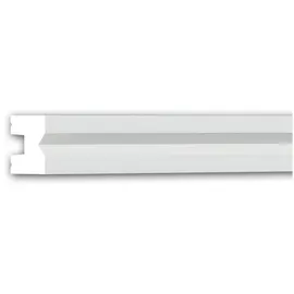 PROFHOME DECOR Zierleiste 200 cm x 2,6 cm x 2,5 cm weiß