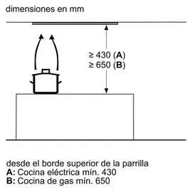 Bosch Dbb67am60 Einbauhaube 60 cm Schwarz