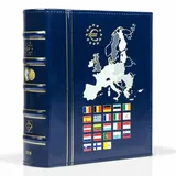 Münzalbum VISTA, Euro-Jahrgang 2021, inkl. Schutzkassette, blau