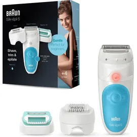 Braun Silk-épil SensoSmart 5-610 weiß/blau