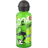 Emsa N30605 Teens Tritan Trinkflasche | Fassungsvermögen: 0,6 Liter | 100% sicher/praktisch/hygienisch/dicht/unbedenklich | cleverer Trinkverschluss | robust | Design: Goal Striker