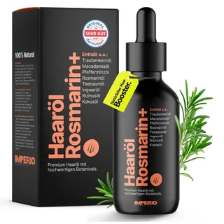 IMPERIO Haaröl Rosmarin+ gegen Haarausfall - 60ml - Premium Rosmarinöl Haare & weitere hochwertige Öle zur Anregung des Haarwachstums für mehr Haarwachstum 60 ml Öl