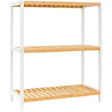 Dune Design DuneDesign Schuhregal 69 x 60 x 26 cm aus Bambus Weiß
