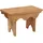 creedwood Hocker, Natur, Holz, 40x25x20 cm, Wohnzimmer, Hocker, Sitzhocker