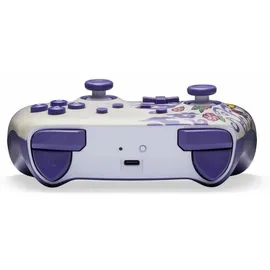 PowerA Enhanced Wireless Controller Switch - Pokémon Blossom, Nintendo Switch, Switch OLED), Gaming Controller, Weiss, Violett