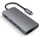 Satechi Aluminum Multi-Port Adapter V2 Dock - Silver