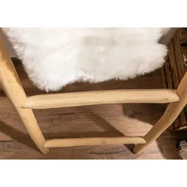 MASSIVMOEBEL24.DE Dekoleiter Teak 50x5x180 Natur unbehandelt Bassano #135