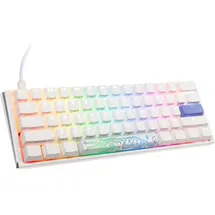 Ducky One 3 Pure White Mini Gaming Tastatur, RGB LED