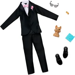 Barbie-Mode, Set mit Bräutigam-Outfit für Ken-Puppe am Hochzeitstag
