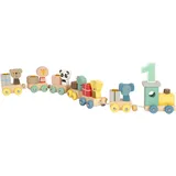 Small Foot Company Geburtstagszug mit Tieren 1 St. Mehrfarbig