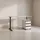 KADIMA DESIGN Büro Set 2-teilig Schreibtisch 140x80cm & Rollcontainer Greige/Schwarz Einstellbar 68-91cm & Soft-Close Made in Germany Kadima Design