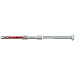 fischer 562170, Spreizdübel, Beton, Gipsblock, Mauerwerk, Nylon, Grau, Verzinkte