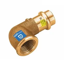 Sanpro Pressfitting 90° Winkel - Bogen mit Innengewinde, Größe V 22, - 3/4''