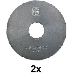 Fein Super Cut 2er Pack Blech HSS Sägeblatt Kreisform Ø 63mm