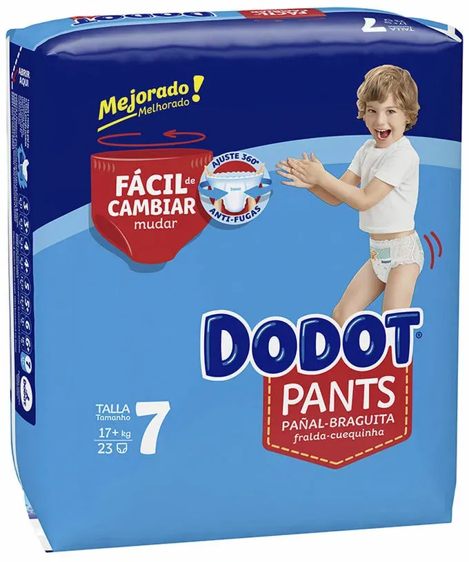 Dodot Pants Windeln Größe 7 - 17 kg, 23 Stück - 7