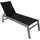 FRG Sonnenliege 200 x 70 x 30 cm Grau
