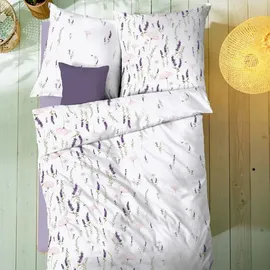 KAEPPEL Provence Floral Lila 135 x 200 cm + 80 x 80 cm