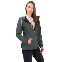 Knuffelwuff Damen Softshell Jacke Manhattan Größe: L / 40 Khaki