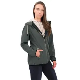 Knuffelwuff Damen Softshell Jacke Manhattan Größe: L / 40 Khaki