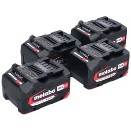 Metabo Akku Set 4x Li-Power Akkupack 18 V 4,0 Ah