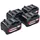 Metabo Akku Set 4x Li-Power Akkupack 18 V 4,0 Ah