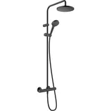 Hansgrohe Vernis Blend 200 EcoSmart mit Thermostat Mattschwarz