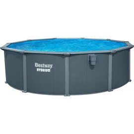 BESTWAY Hydrium Stahlwandpool Set Ø 488 x 132 cm inkl. Sandfilteranlage