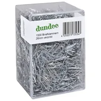 Dundee Büroklammern silber glanzverzinkt, 1.500 St.
