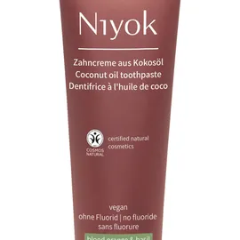 Niyok Zahncreme aus Kokosöl Blutorange & Basilikum 75ml