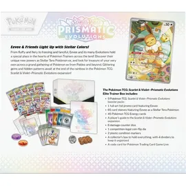 Pokémon Karmesin & Purpur Prismatische Entwicklungen Elite Trainer Box