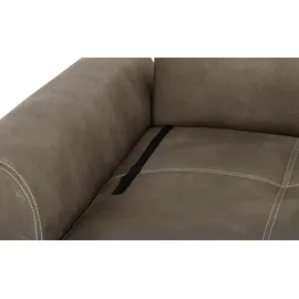 Uno Schlafsofa Mikrofaser 2-Sitzer Braun