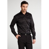 Eterna MODERN FIT Luxury Shirt in schwarz unifarben, schwarz, 42