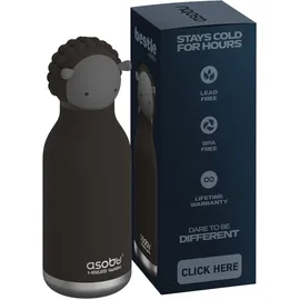ASOBU Trinkflasche schwarz 0,46 l