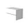 Livetastic Nachtschrank Usal 45 x 32 x 30 cm Weiß