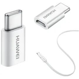 Huawei USB-C auf Micro USB Adapter Weiß